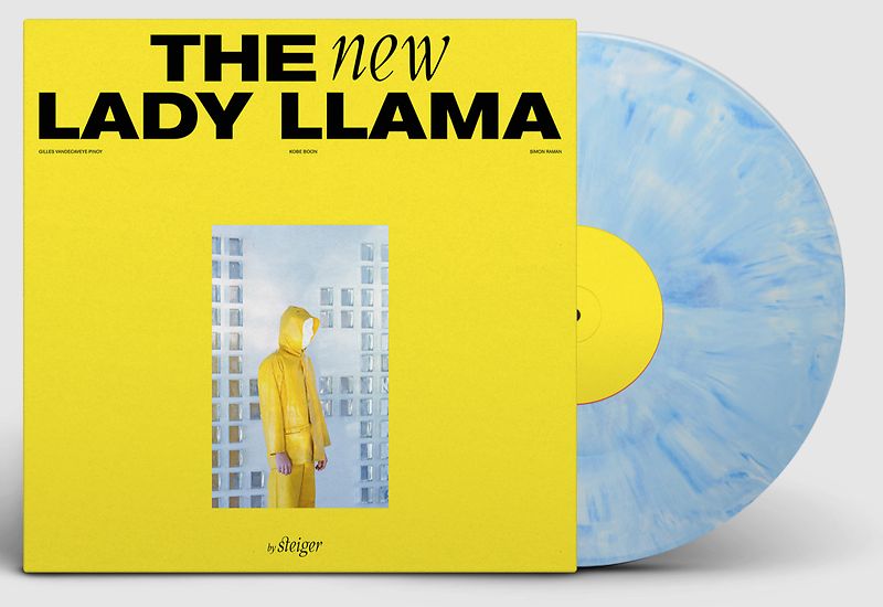 The New Lady Llama - light blue marbled vinyl
