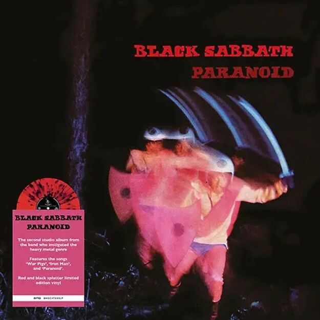 RSD24 - Paranoid - Red & Black Splatter