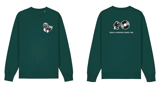 Music Mania Sweater - Glazed Green
