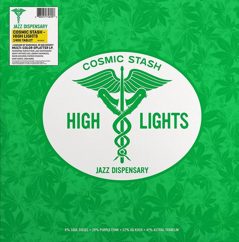 Jazz Dispensary: Cosmic Stash HIGH Lights - Splattered Coloured Vinyl 