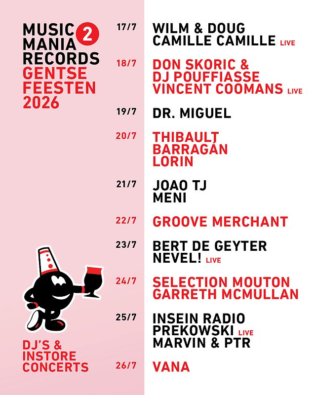 Gentse Feesten at Music Mania Records 2