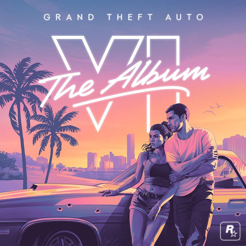 Grand Theft Auto VI: The Album - Marble Pink & Blue Vinyl 