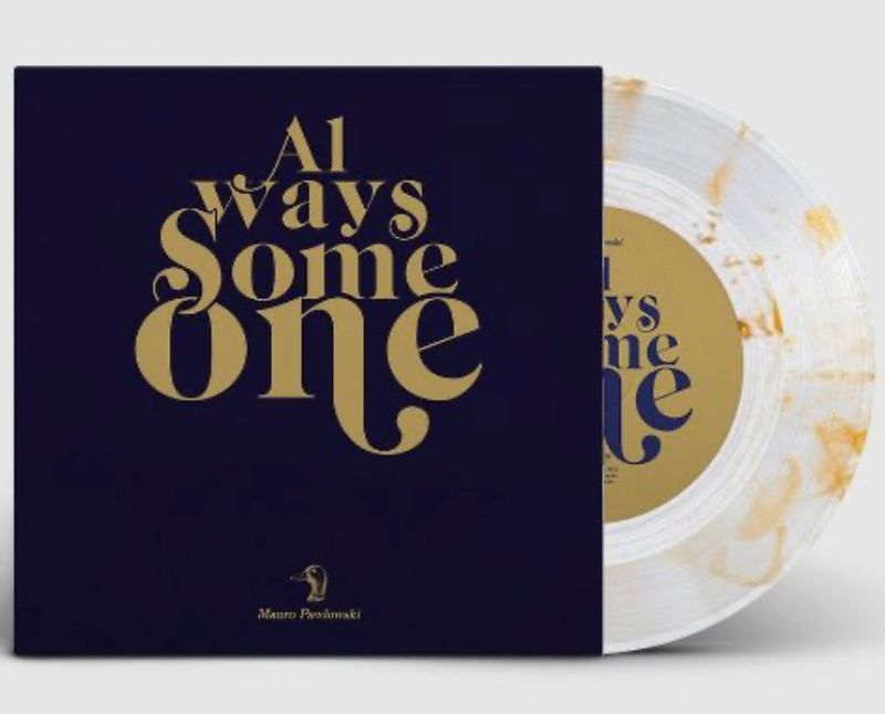 Always Someone / Spotlight 7inch - gold swirl