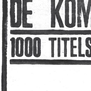 1000 Duizend Titels LP+CD by De Kommeniste