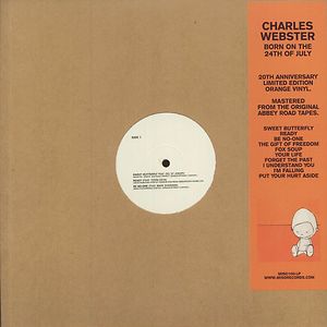 Born On The 24th Of July - Transparent Orange vinyl by Charles Webster Born On The 24th Of July - Transparent Orange vinyl by Charles Webster