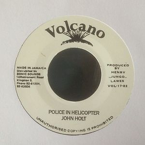 Police In Helicopter by John Holt
