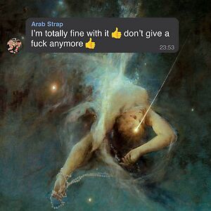 I'm totally fine with it  don't give a fuck anymore  - Black Vinyl by Arab Strap