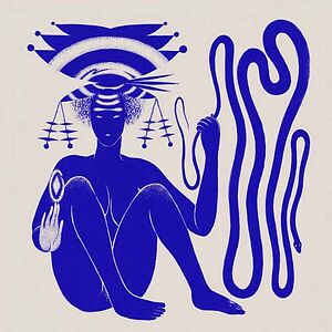 Love Heart Cheat Code - White & Blue Marbled Vinyl by Hiatus Kaiyote