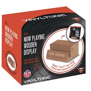 Vinyl Tonic NOW PLAYING WOODEN DISPLAY by Merchandise 