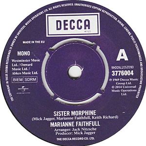 Sister Morphine by Marianne Faithfull
