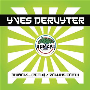 Animals … (Remix) / Calling Earth - 7" ltd. edition - Transp. Lime vinyl by Yves Deruyter