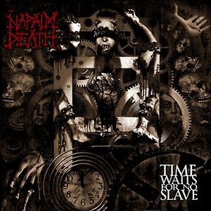 Time Waits For No Slave - white / brown / black splatter by Napalm Death