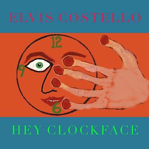 Hey Clockface - ltd edition red LP by Elvis Costello