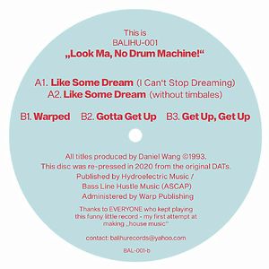 The Look Ma No Drum Machine Ep by Daniel Wang