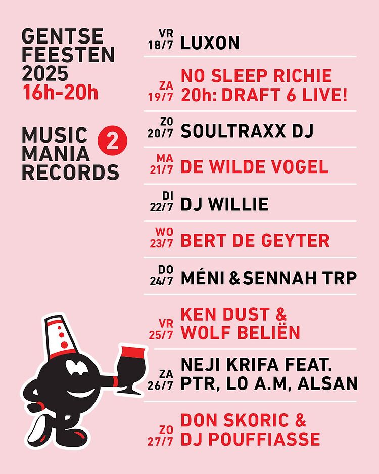 Gentse Feesten @ Music Mania 2, NEW Deftones, MF Doom reissues and much more...
