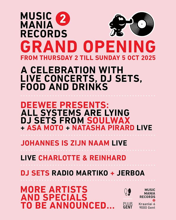 EXTRA EXTRA !!! Grand Opening Music Mania Records 2