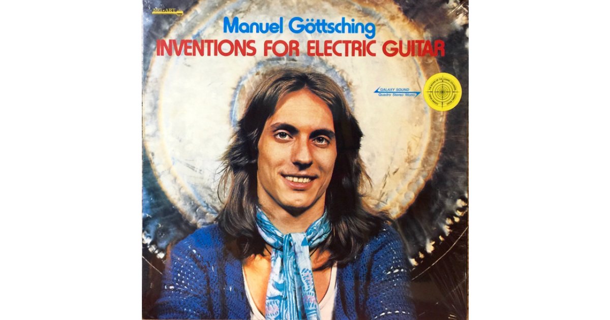 Inventions For Electric Guitar, Manuel Göttsching LP Music Mania Records Ghent