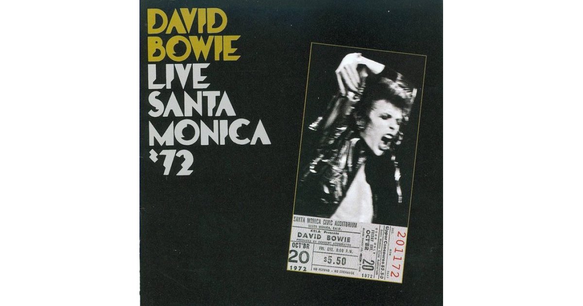 Live Santa Monica '72, David Bowie – 2 x LP – Music Mania Records – Ghent