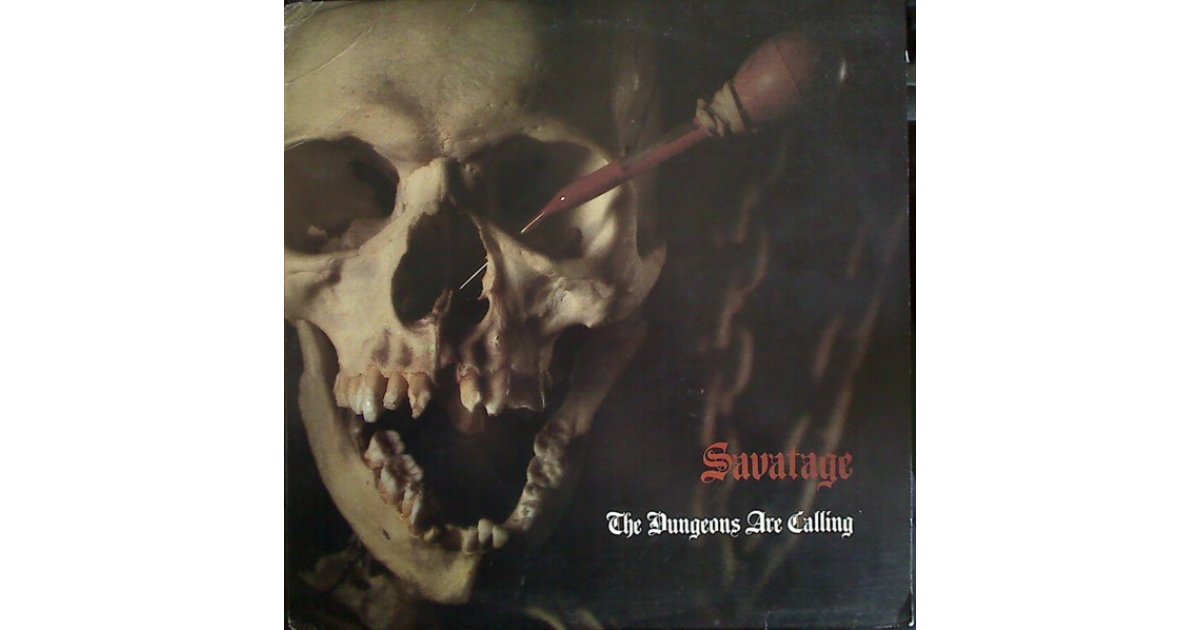The Dungeons Are Calling Red vinyl, Savatage LP Music Mania