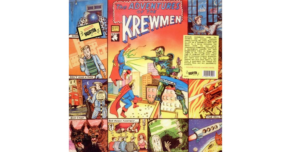 独LP The Krewmen The Adventures Of The Krewmen CLLP64297 Crazy Love Records 未開封 /00260 独LP The Krewmen The Adventures Of The Krewmen CLLP64297