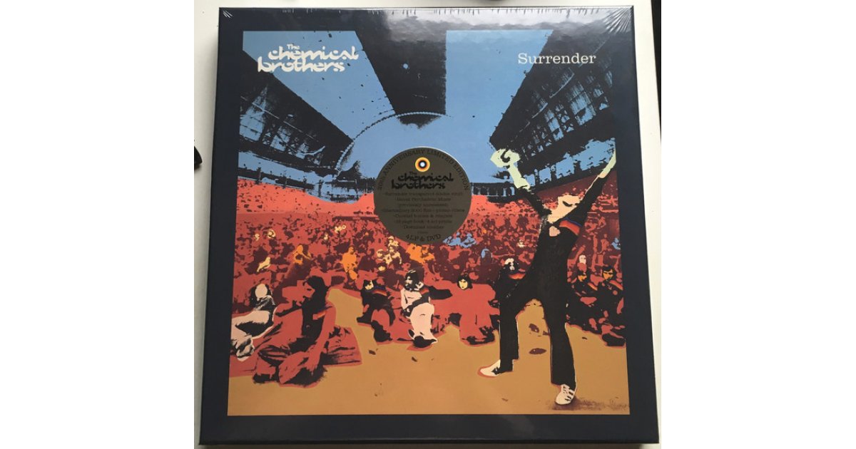 Surrender Boxset, The Chemical Brothers LP, DVD, box set Music Mania Records Ghent