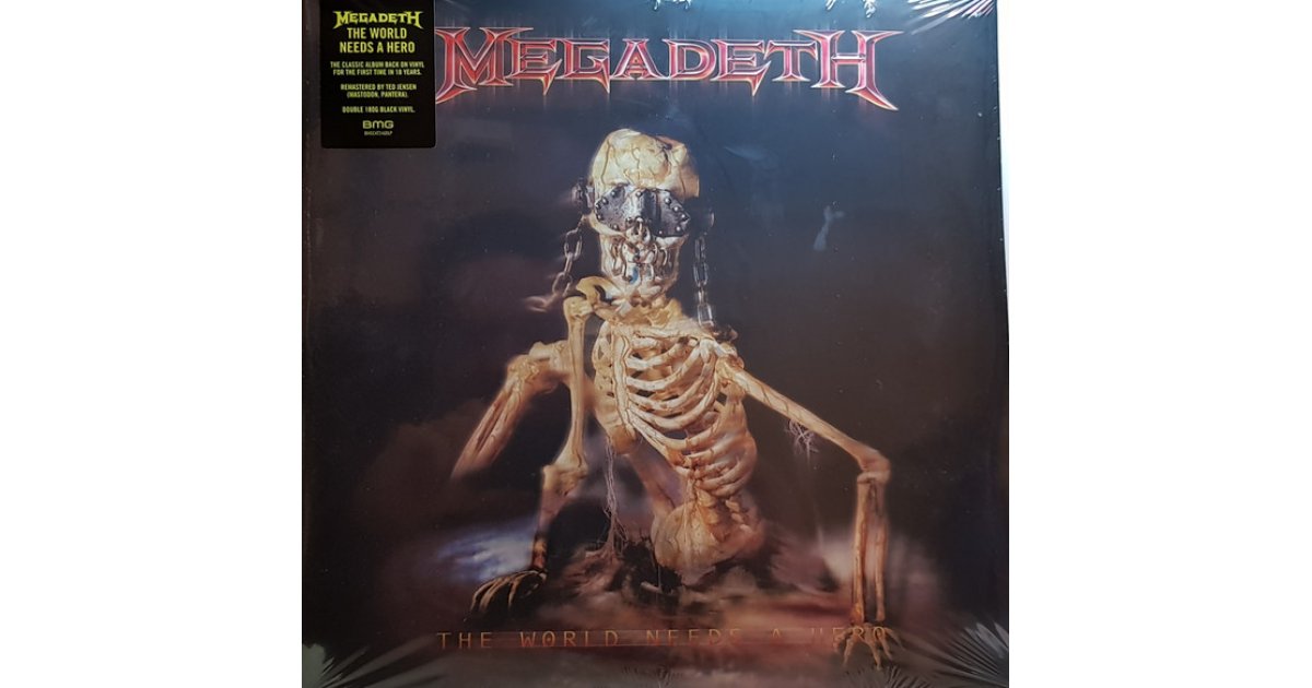 The World Needs A Hero, Megadeth – 2 x LP – Music Mania Records