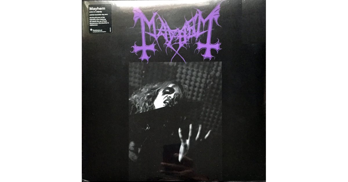 Live In Leipzig, Mayhem LP Music Mania Records Ghent