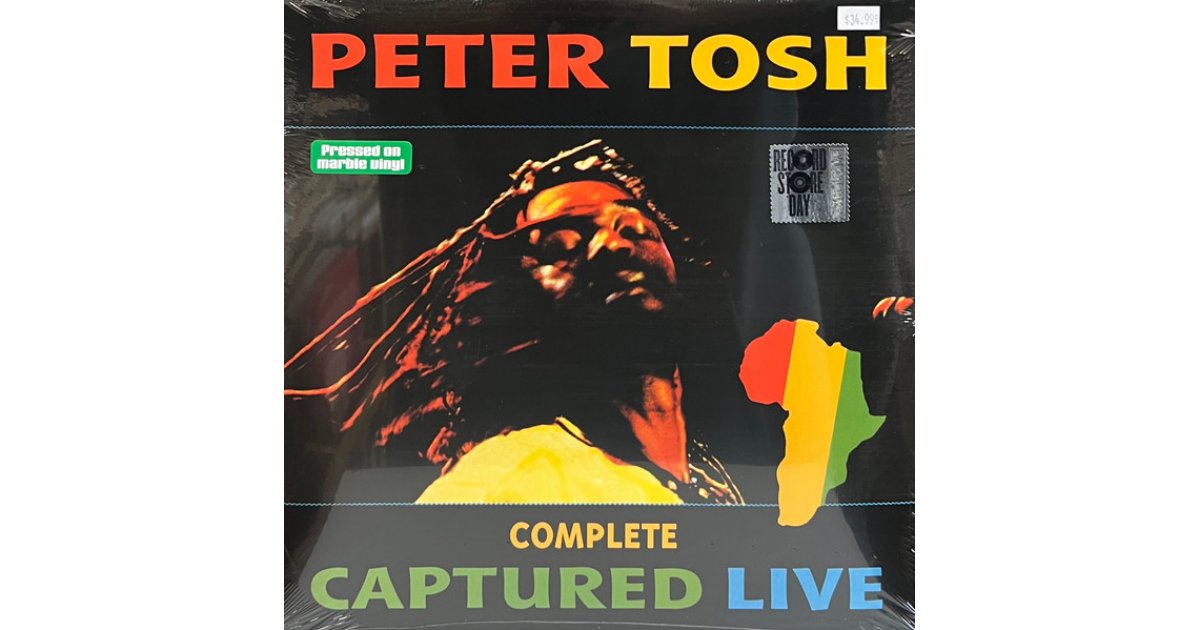 Complete Captured Live, Peter Tosh – 2 x LP – Music Mania Records