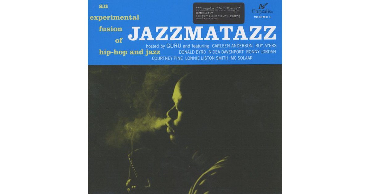 Jazzmatazz Volume 1, Guru LP Music Mania Records Ghent