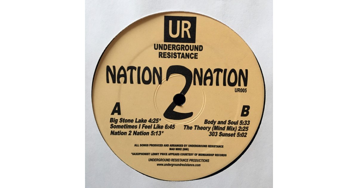 Nation 2 Nation, Underground Resistance – EP – Music Mania