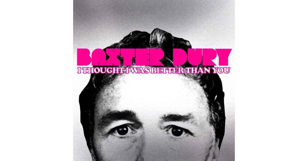 I Thought I Was Better Than You Pink Vinyl, Baxter Dury LP Music