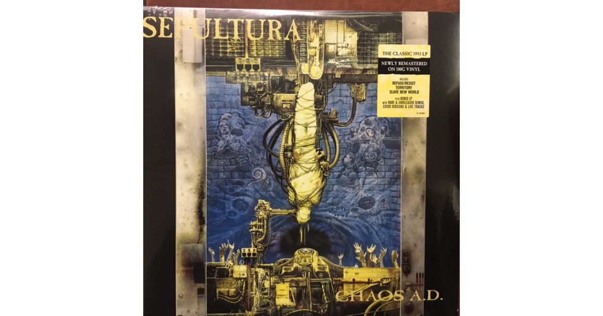Chaos A.D., Sepultura – 2 x LP – Music Mania Records – Ghent