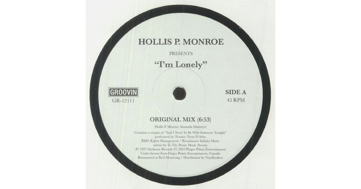 I'm Lonely, Hollis P. Monroe – 12