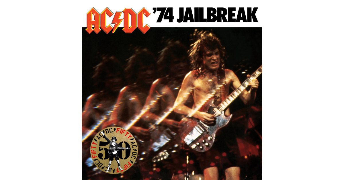 '74 Jailbreak - Gold Metallic Vinyl, AC/DC – LP – Music Mania Records ...