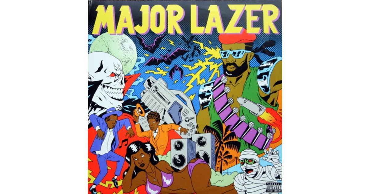 Guns Don't Kill People Lazers Do, Major Lazer – 2 x LP – Music