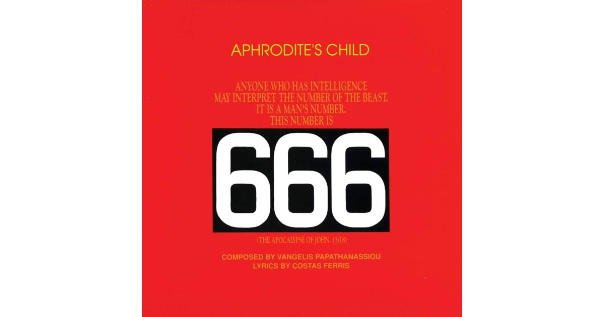 2LP Aphrodites Child 666 (The Apocalypse Of John 13/18)  3593637 Vertigo 未開封 /00660 Aphrodite's Child - 666: The Apocalypse Of John 13/18 (2LP