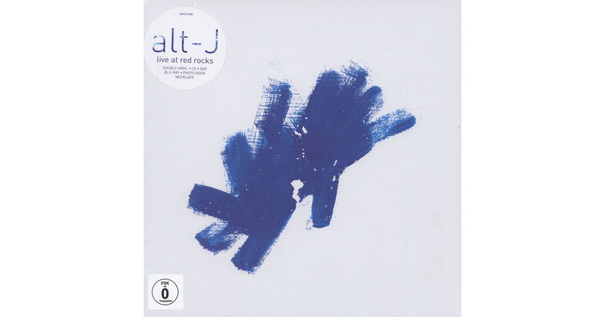 Live At Red Rocks, Alt-J – 2 x LP, CD, DVD, BRD – Music