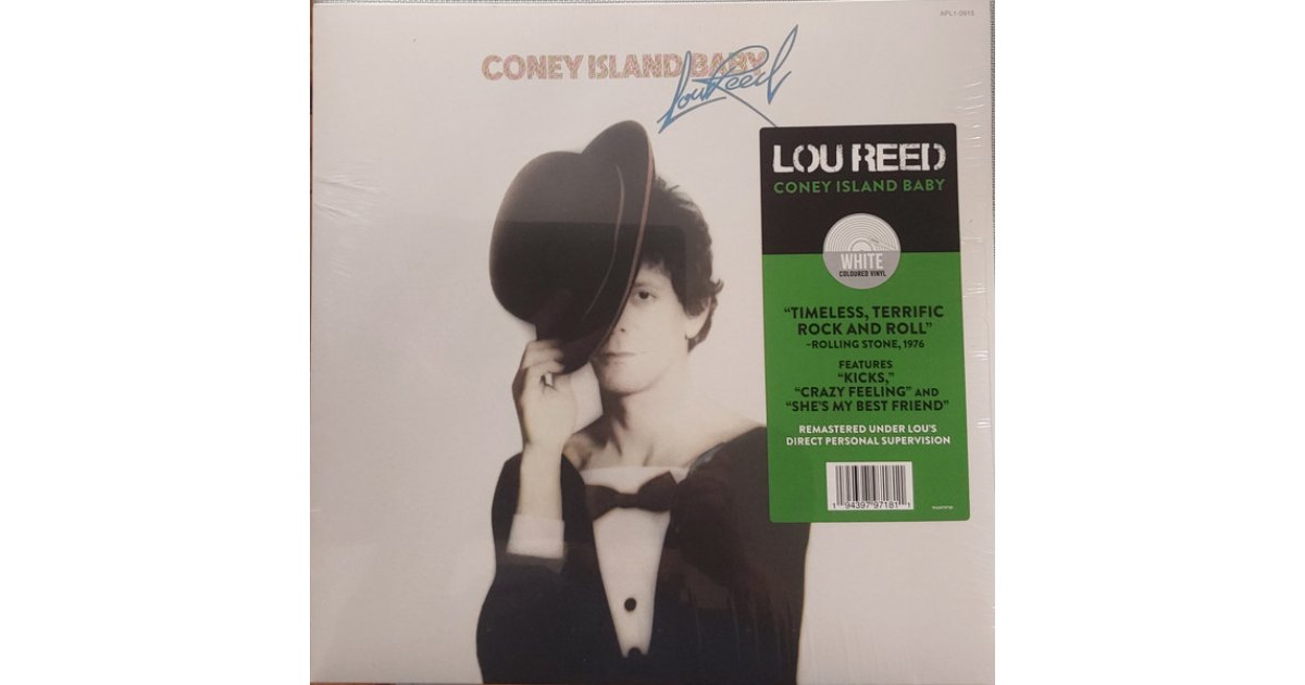 Lou Reed – Coney Island Baby. White Coloured Vinyl LP Lou Reed – Coney Island Baby. White Coloured Vinyl LP