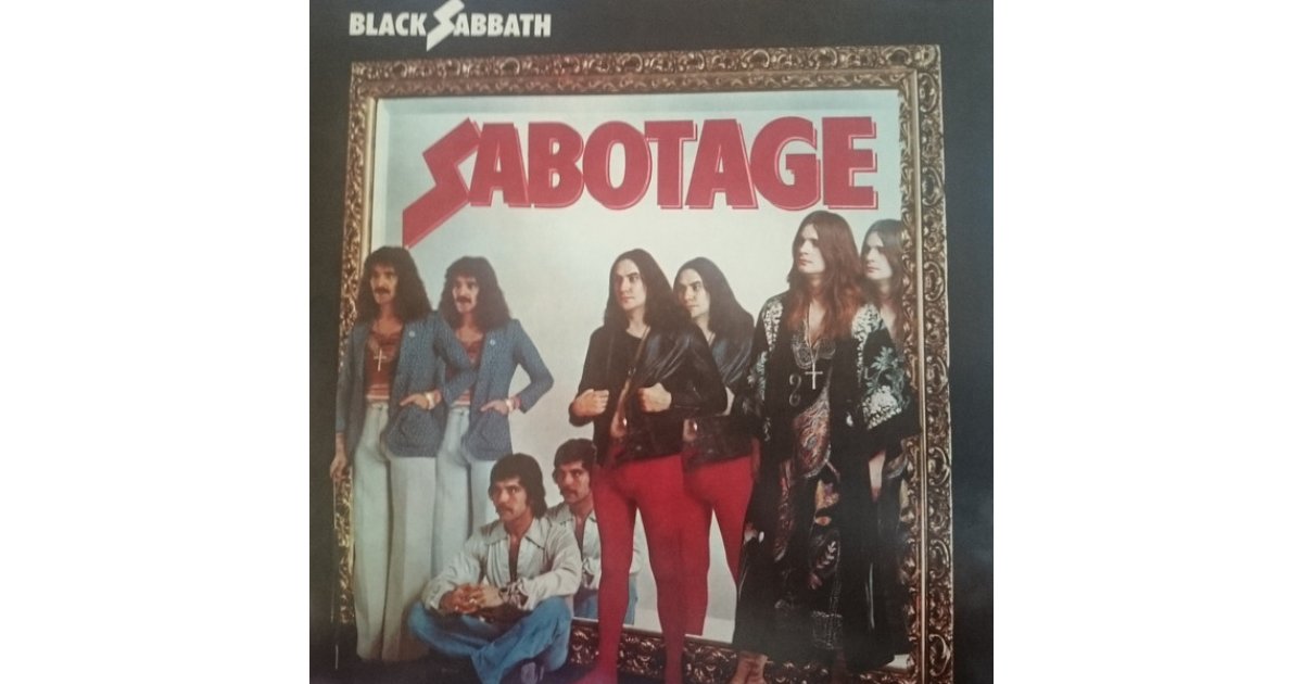BLACK SABBATH Sabotage, FULLY SIGNED Vinyl LP Ozzy Osbourne