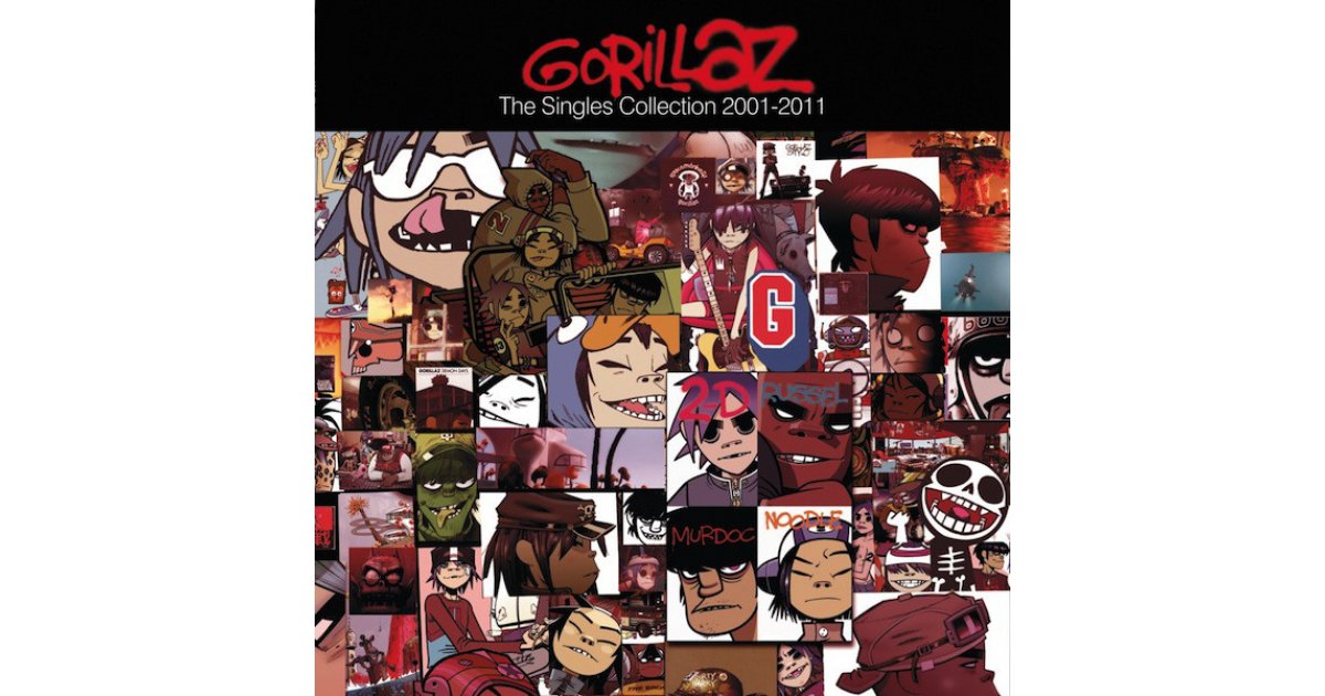 The Singles Collection 2001-2011 - 8x7inch Box, Gorillaz – box set