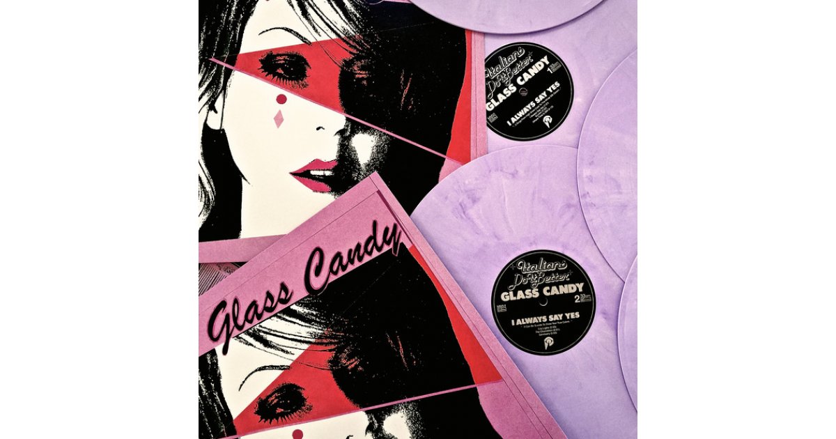 I Always Say Yes, Glass Candy LP Music Mania Records Ghent