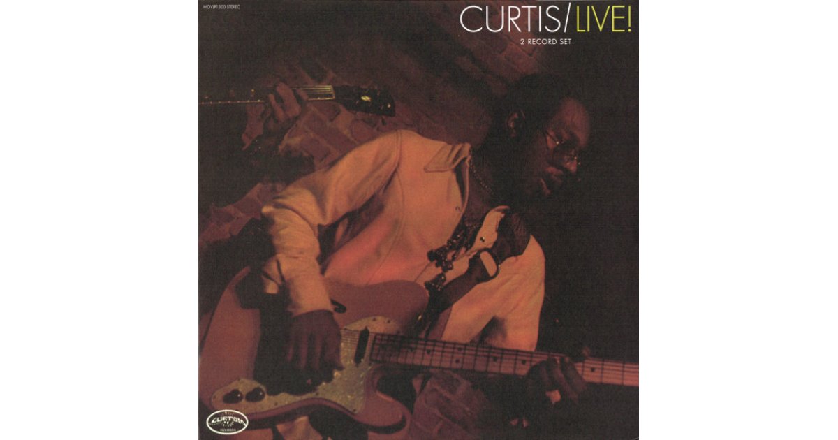 Curtis / Live!, Curtis Mayfield – 2 x LP – Music Mania Records – Ghent