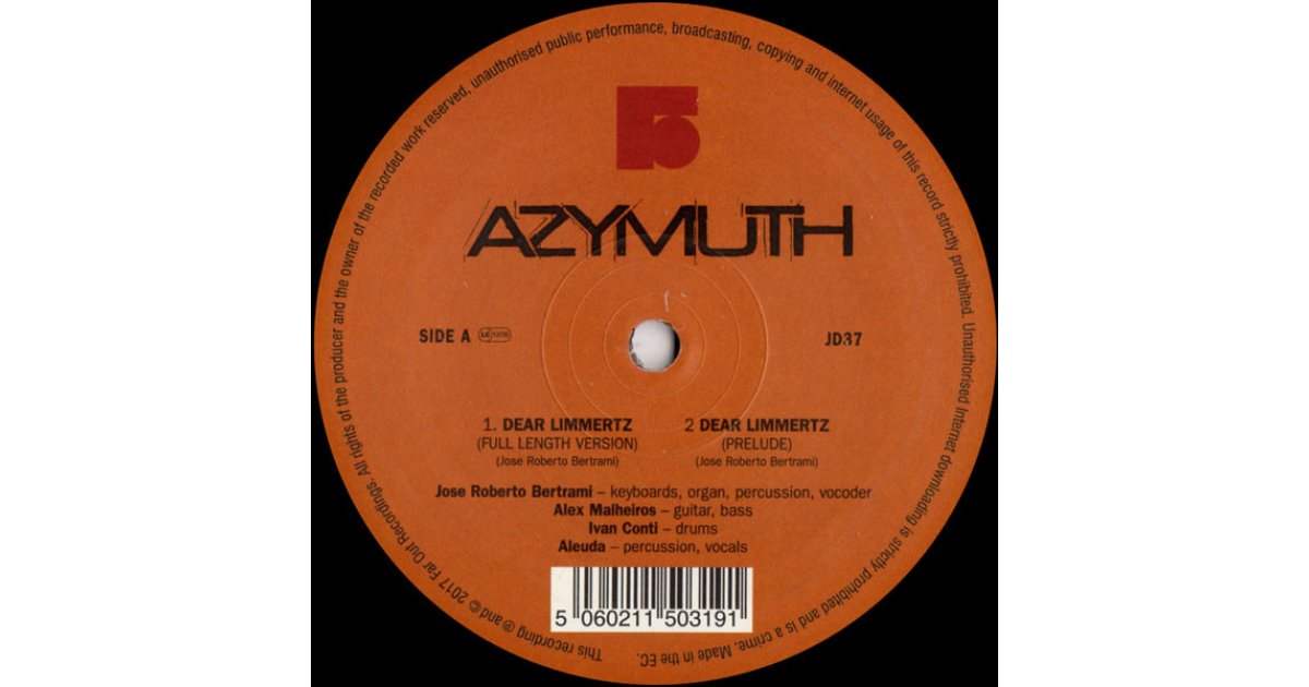 Dear Limmertz , Azymuth – 12