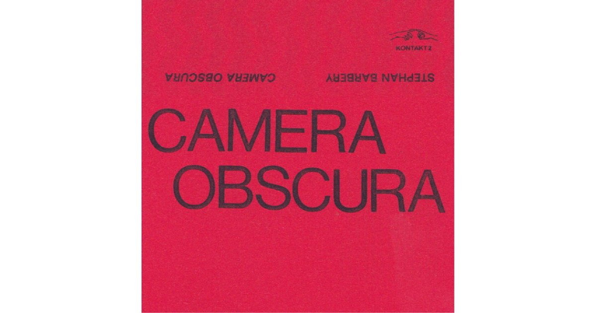 Camera Obscura, Stephan Barbery Cassette Music Mania Records Ghent