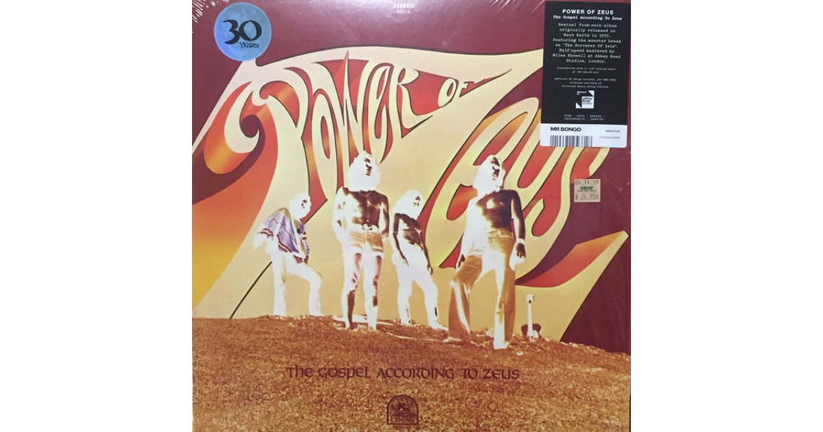 The Gospel According To Zeus, Power Of Zeus LP Music Mania Records Ghent