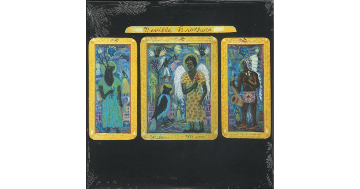 英LP The Neville Brothers Yellow Moon 初期 The Neville Brothers – Yellow Moon – Vinyl (7