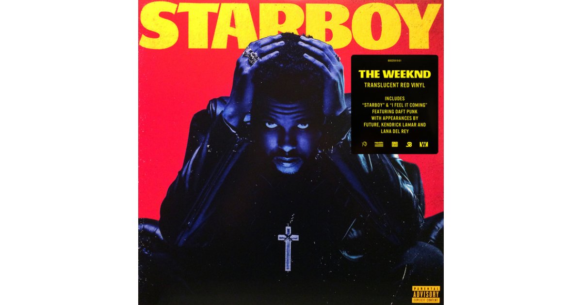 Starboy, The Weeknd 2 x LP Music Mania Records Ghent