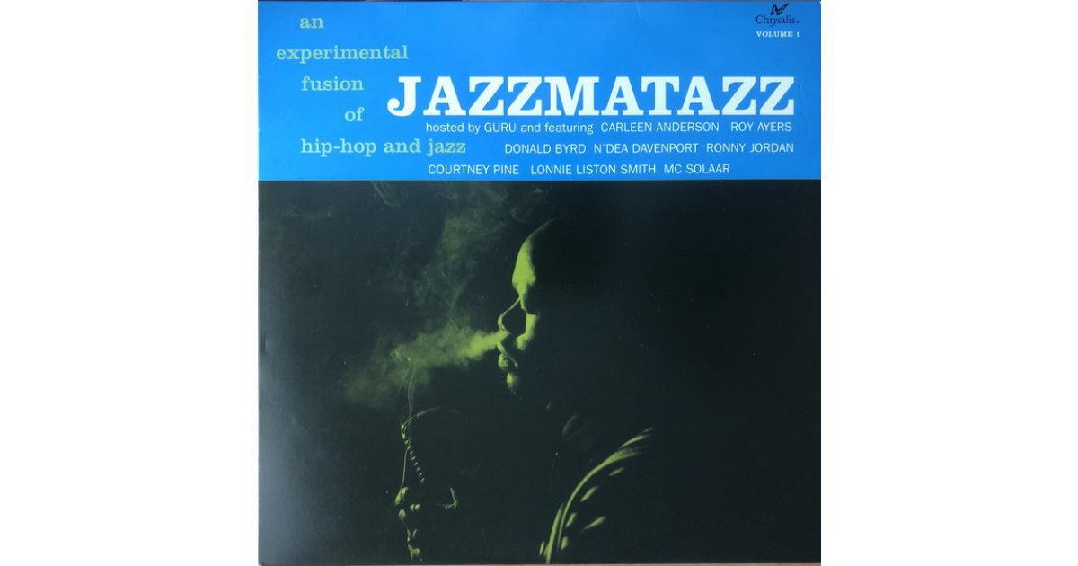 Jazzmatazz Volume 1, Guru LP Music Mania Records Ghent