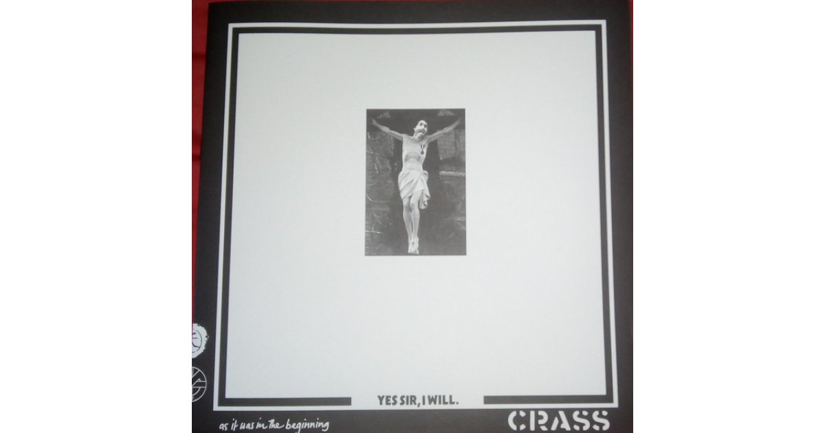 Yes Sir, I Will., Crass LP Music Mania Records Ghent