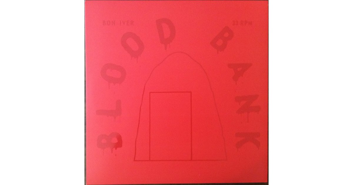 Blood Bank red vinyl, Bon Iver LP Music Mania Records Ghent